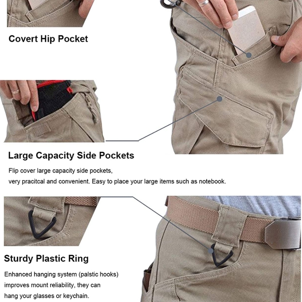 ❣Men's Outdoor Cargo Work Trousers Military Tactical Pants❣ - Picture 4 of 11